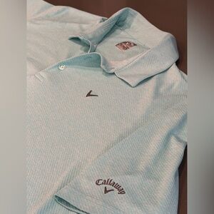 Callaway Opti Dri Golf Polo 4X Moisture Wicking Golfing Sport EUC